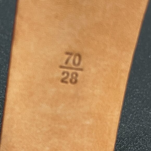 Louis Vuitton Vintage Leather Murkami Belt Size 28/70 (164059)